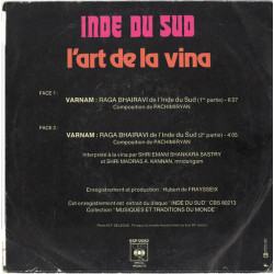 Inde Du Sud (L'art De La Vina)