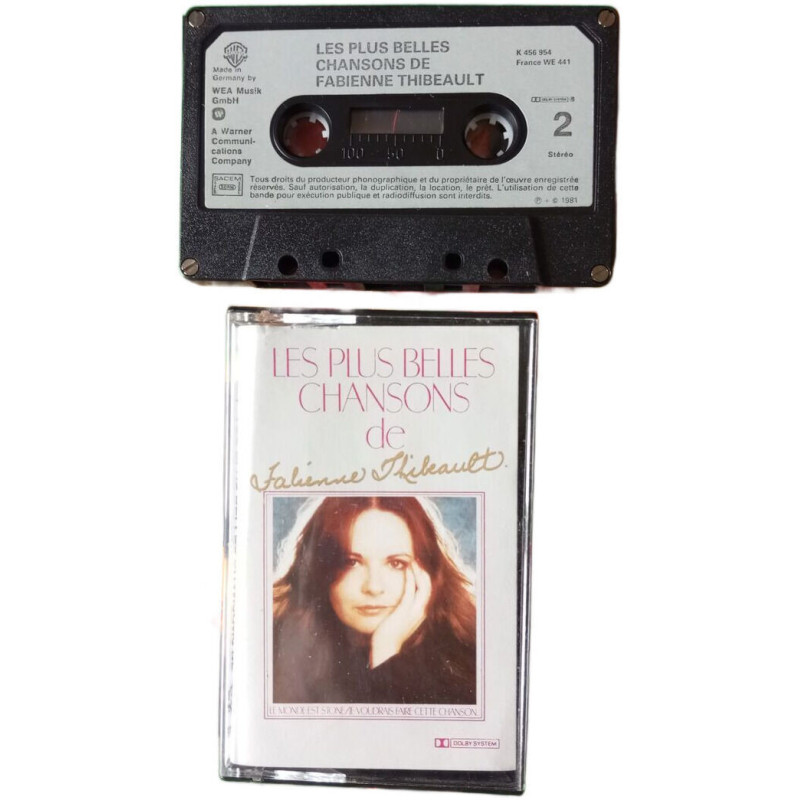 K7 Audio - Les plus belles chansons de Fabienne Thibeault