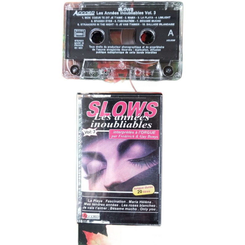 K7 Audio - Slows - Les Années Inoubliables Vol. 3