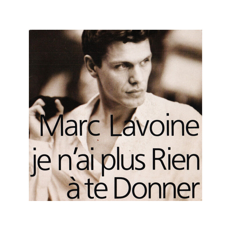 Je N'ai Plus Rien À Te Donner