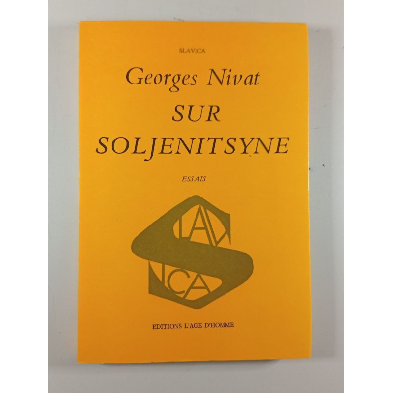 Sur Soljenitsyne