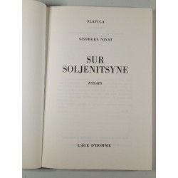 Sur Soljenitsyne