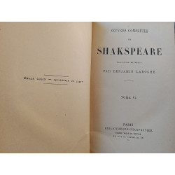 Œuvres complètes de Shakespeare tome VI