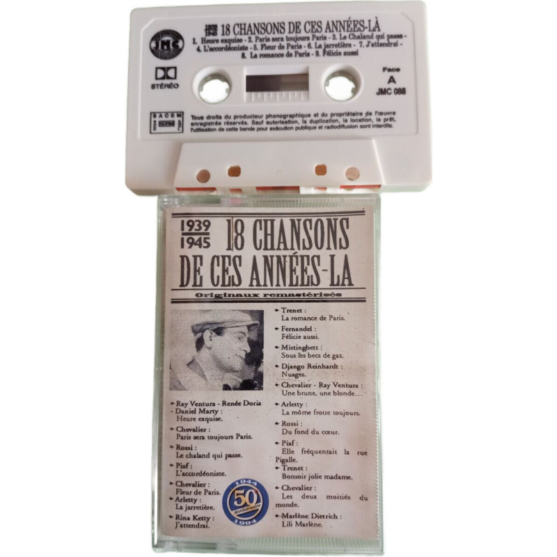 K7 Audio - 18 chansons de ces années-là