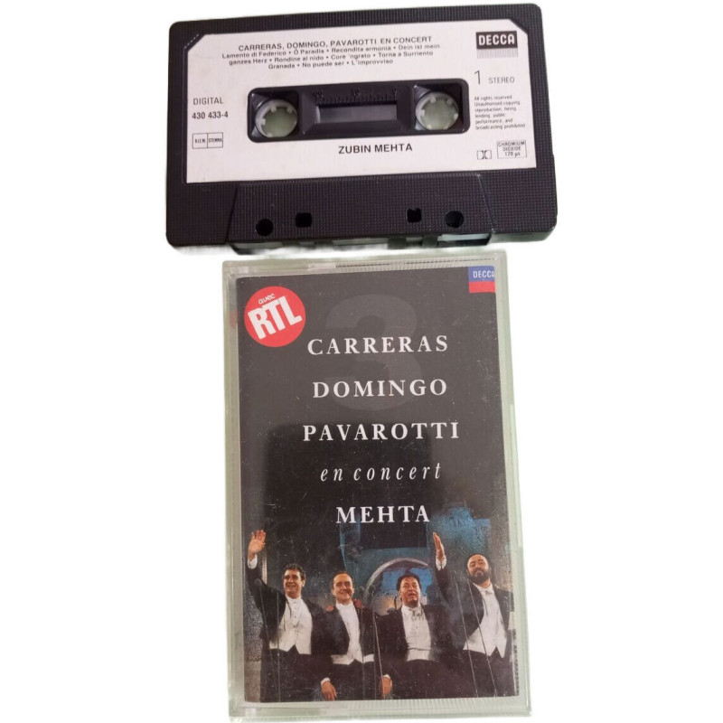 K7 Audio - Carreras Domingo Pavarotti en concert