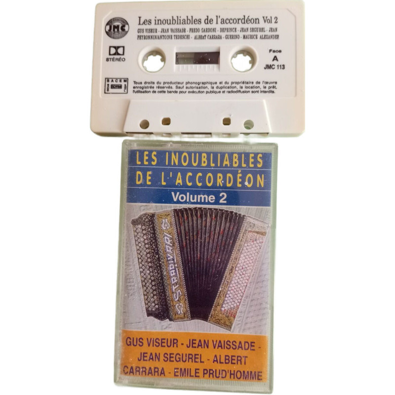K7 Audio - Les inoubliables de l'accordéon Volume 2