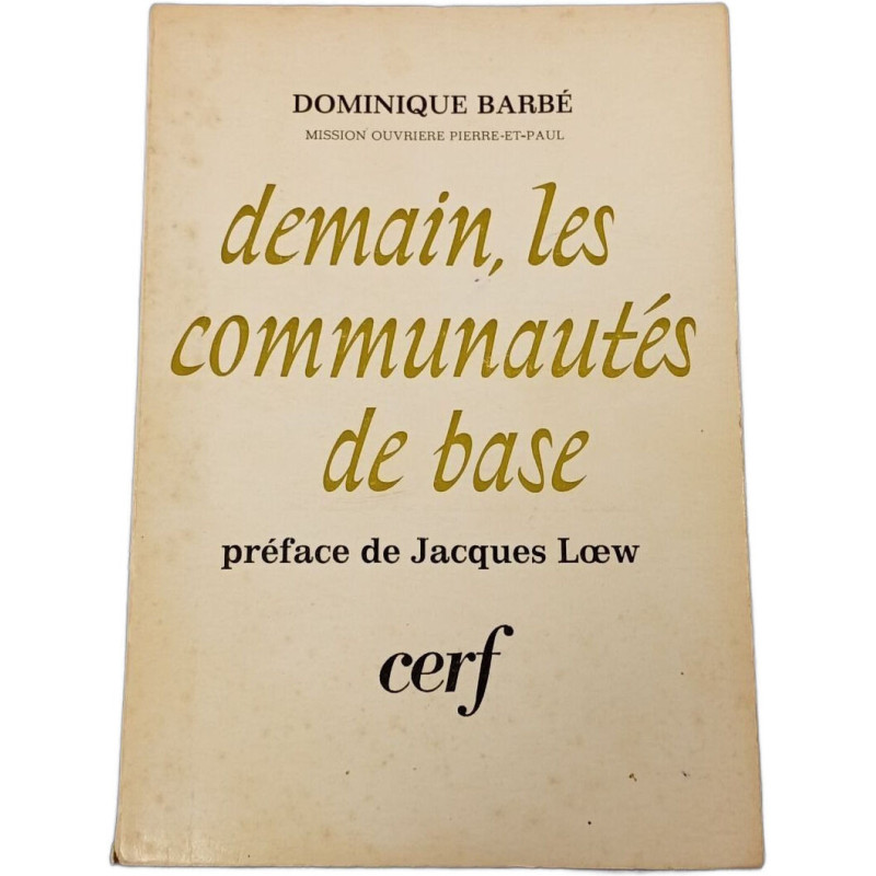 Demain les communautés de base