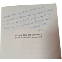 Le faux Dieu des Croyants ou le Malentendu fondamental (ENVOI de...