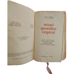 Missel quotidien vespéral