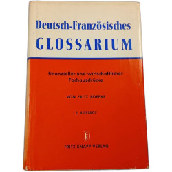 Deutsch-Französisches GLOSSARIUM