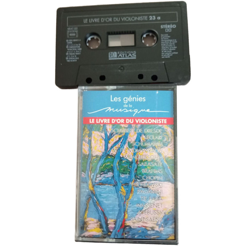 K7 Audio - Les génies de la musique: Le livre d'or du violoniste