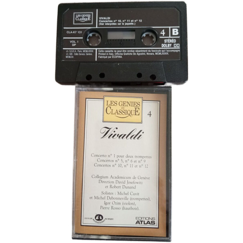 K7 Audio - Vivaldi Concertos n° 1 pour deux trompettes Concertos...