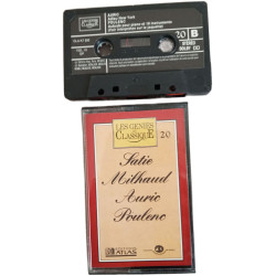 K7 Audio - Satie Milhaud Auric Poulenc