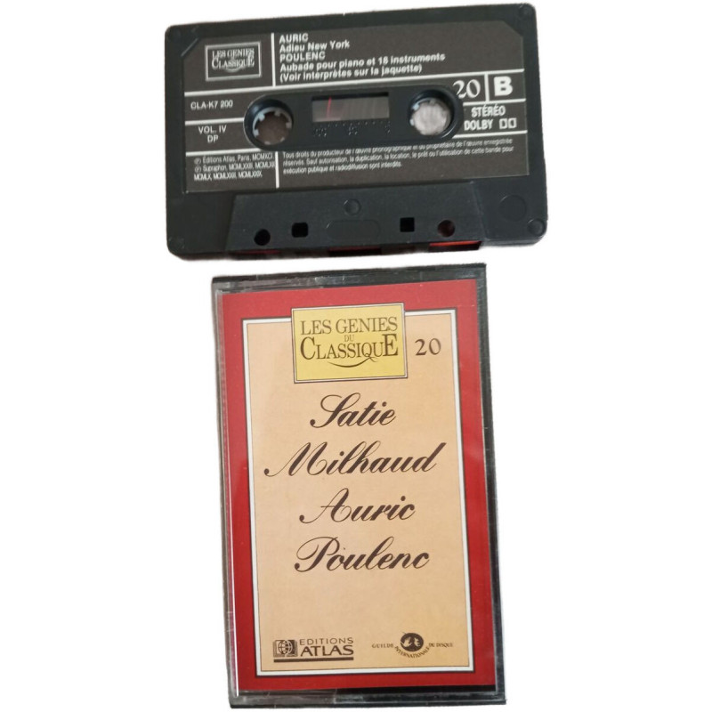 K7 Audio - Satie Milhaud Auric Poulenc