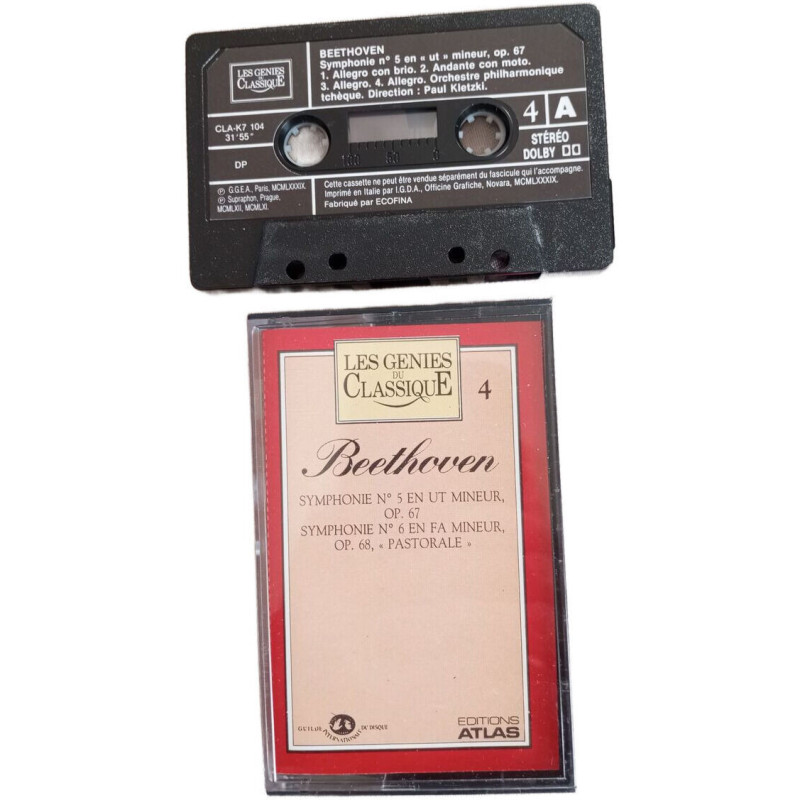 K7 Audio - Symphonie n° 5 en ut mineur op. 67 , Symphonie n° 6 en...