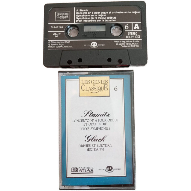 K7 Audio - Concerto n° 6 pour orgue et orchestre en fa majeur,...
