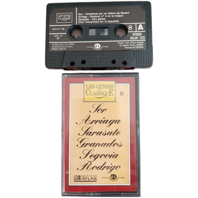 K7 Audio - Sor : Variations sur un thème de Mozart Arriaga :...
