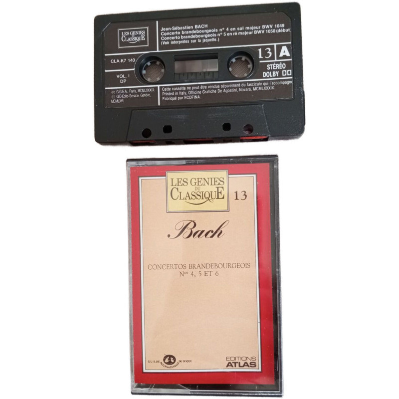 K7 Audio - Concertos Brandebourgeois n° 4 5 et 6