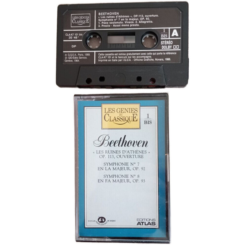 K7 Audio - Beethoven - Les ruines d'Athènes op. 113 ouverture....