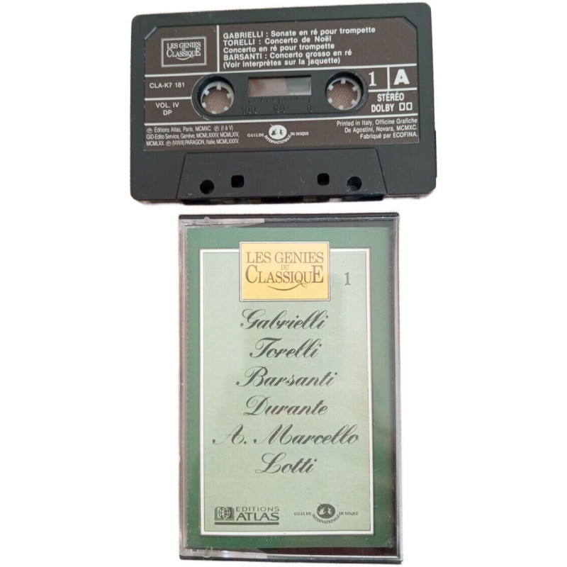 K7 Audio - Gabrielli Torelli Barsanti Durante A. Marcello Lotti