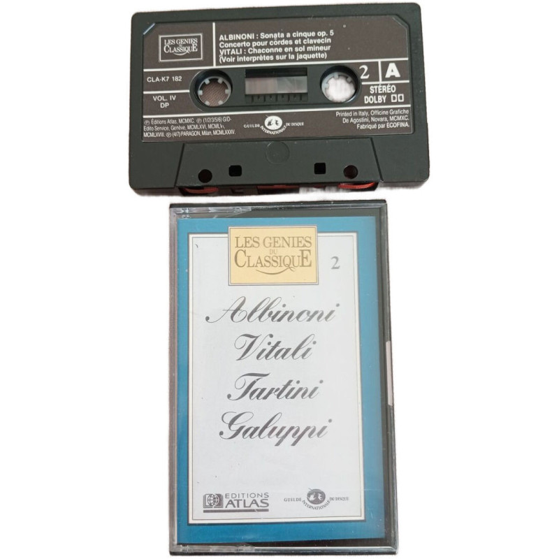 K7 Audio - Albinoni : Sonata a cinque op. 5 , Concerto pour cordes...