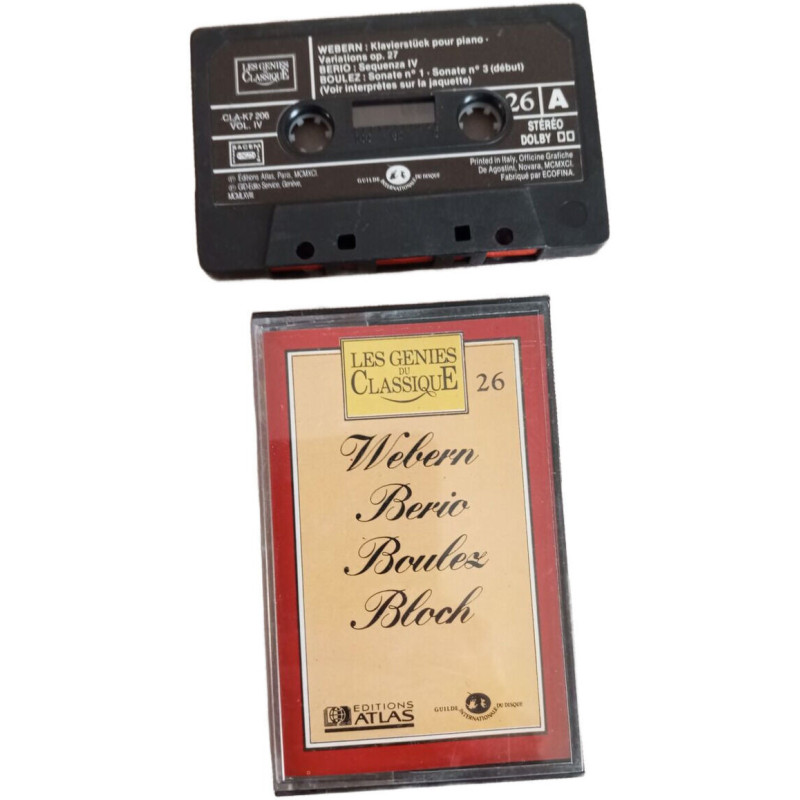 K7 Audio - Webern Berio Boulez Bloch