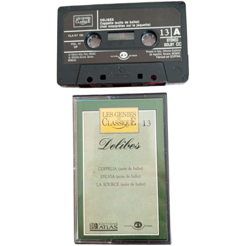 K7 Audio - Coppélia (suite de ballet) , Sylvia (suite de ballet) ,...