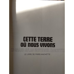 Cette Terre où nous vivons