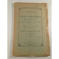 Bulletin de la Société géologique de France