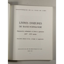 Livres d'heures de Basse-Normandie