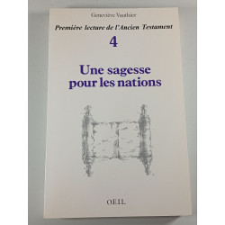 Une sagesse pour les nations