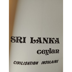 Sri Lanka Ceylan Civilisation Insulaire