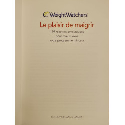 Le plaisir de maigrir