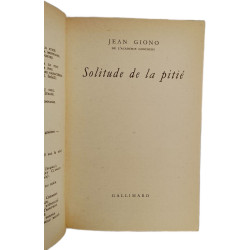 Solitude de la pitié