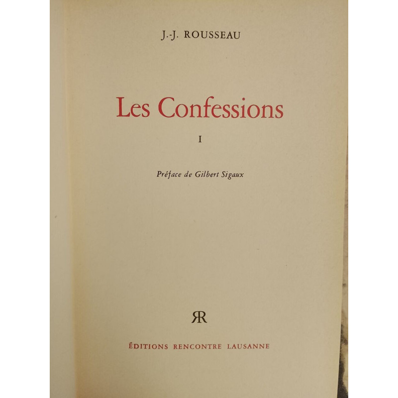 Les Confessions