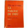 Elle est vivante LA PAROLE DE DIEU