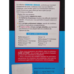 Exercices résolus Mathématiques T S