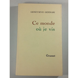 Ce monde où je vis