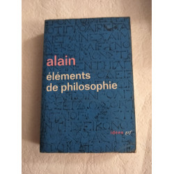 éléments de philosophie