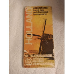 Holland tourist map