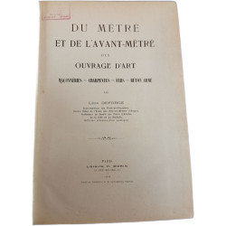 Du métré et de l'avant-métré d'un Ouvrage d'Art