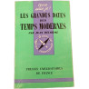 Les grandes dates des temps modernes