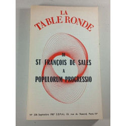 La Table Ronde de St François de Sales à Populorum Progressio