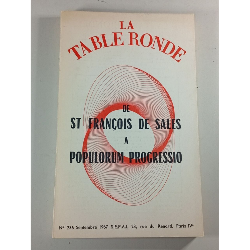 La Table Ronde de St François de Sales à Populorum Progressio