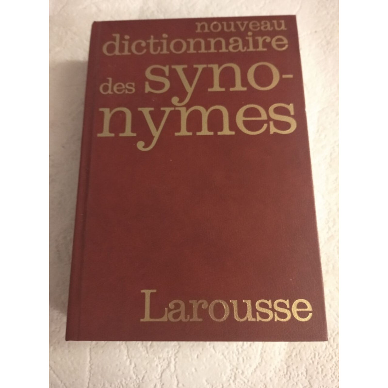 Nouveau dictionnaire des synonymes