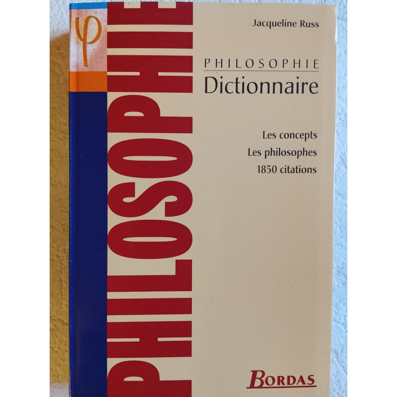 Philosophie Dictionnaire
