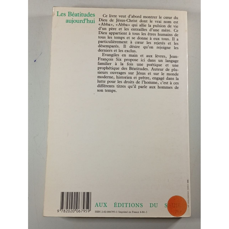Les Béatitudes aujourd'hui