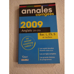 Annales corrigées 2009 Anglais LV1-LV2