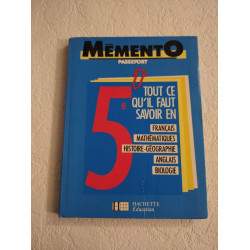 Mémento Passeport 5: Tout ce qu'il faut savoir en français...