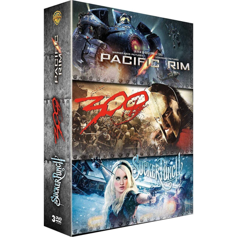 Pacific Rim + Sucker Punch + 300 - Neuf sous blister